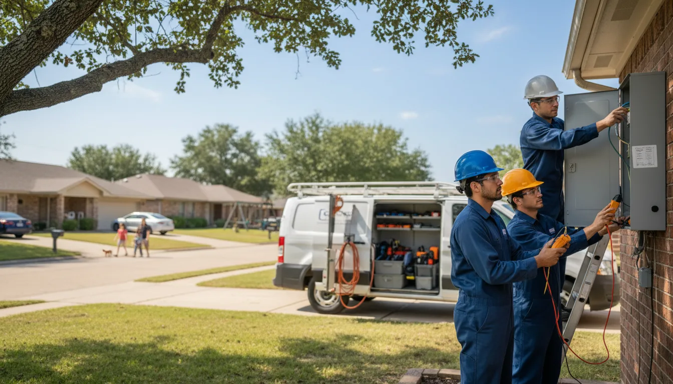 Certified electrician providing emergency electrical services in Cobb, GA